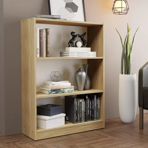 Estante Para Libros Madesa 6907 Con 3 Nichos