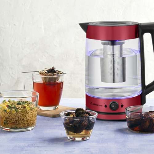 Pava Eléctrica Ultracomb Pe-4910 Con Infusor De Té 1,8 Ltrs