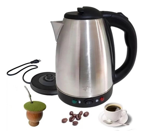 Jarra Elétrica Com Termostato Para Café E Chimarrão 220v Cor Preto