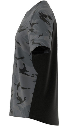 Imagen 2 de 6 de Playera adidas Designed To M Camo Gt1 Gris Para Hombre
