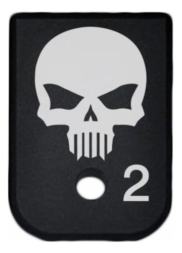 Tapa Para Cargador Glock Calavera Skull 380 G 25 17 19 G1-5