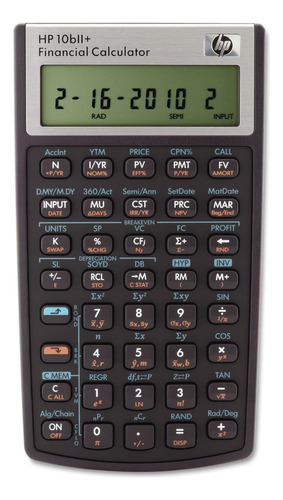 Financial Calculator Hp Bii+, Lcd De 12 Dígitos