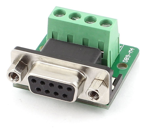 Db9-m4 D Sub Hembra Adaptador Rs232 Serial Terminal Conector