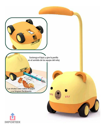 . Lampara Escritorio Led Recargable Usb Ajustable 360