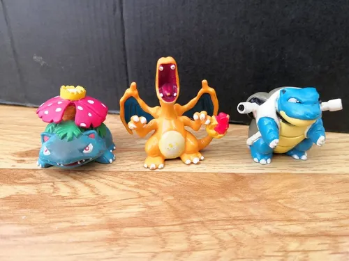 Figuras Pokemon Venusaur Charizard Blastoise Tomy Original (Usado)