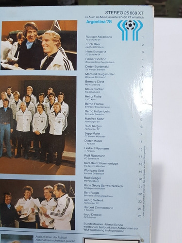 Imagen 8 de 8 de Antiguo Disco Mundial 78 Selección Argentina Mag 58090