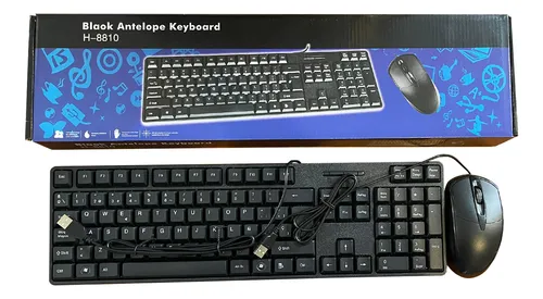 comprar Kit Teclado Y Mouse Usb Optico 104teclas Español Pc Laptop  