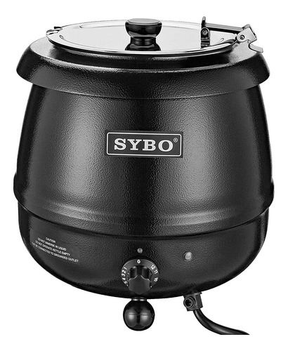 Sybo Sb-6000 Hervidor De Sopa Comercial Con Tapa Abatible...