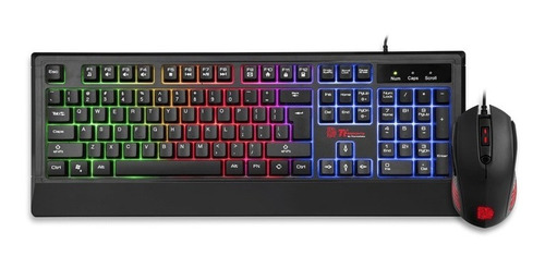 Combo Teclado Y Mouse Pc Gamer Gaming Challenger Thermaltake