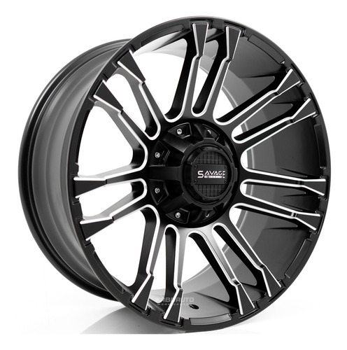 Rodas 22 8x165 Dodge Ram Off Road Off Set Negativo Tala 10 Cor Preto Com Diamantado