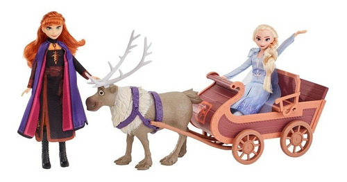 Disney Frozen - Sven Y Las Hermanas En Trineo Frozen 2