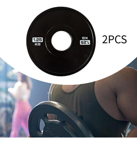 Las Placas De Cambio Se Ajustan A Las Barras 1,25 Kg Negro