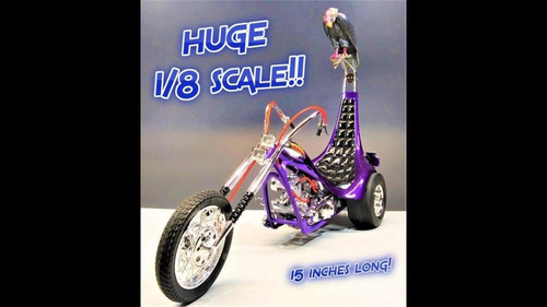 Tom Daniel King Chopper Ii 1/8 Escala Moto Modelo De Plstico