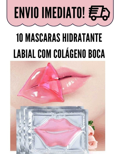 10 Mascaras Hidratante Labial Com Colágeno Boca