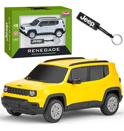 Jeep Renegade ミニカー 3台セット Carrinho Jeep Renegade Miniatura Escala 1:30 Com Chaveiro