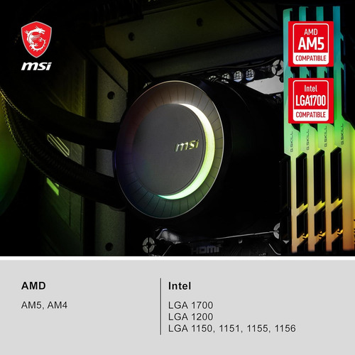 Enfriamiento Liquido Msi Mag Coreliquid E240 240mm