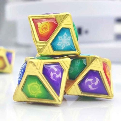 Dados Invocacion De Los Sabios Genshin Impact (juego X 6)