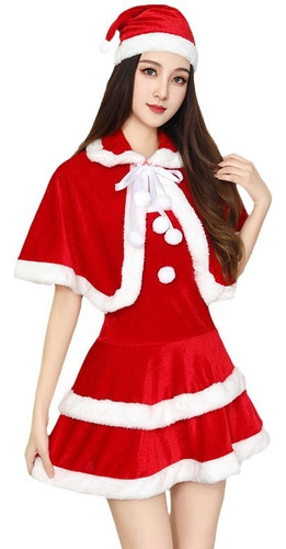 Vestidos De Navidad De Fiesta De Vacaciones Miss Santa Claus