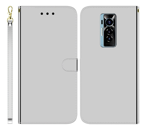 E Funda Con Espejo Imitado Para Tecno Phantom X E