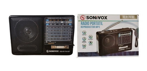 Radio Parlante Inalambrico Fm Am Usb Sd Recargable Portatil