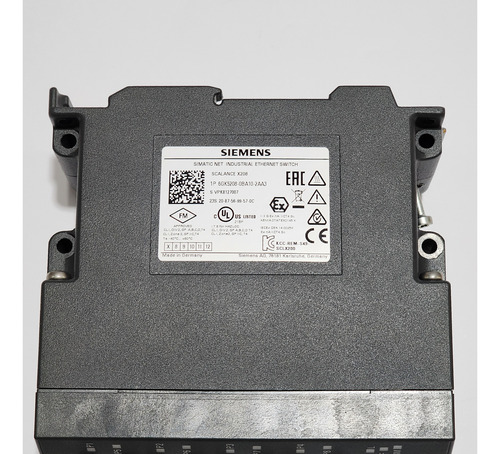 Siemens Modulo Scalance 24v X208-8 6gk5208-0ba10-2aa3