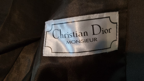 Saco De Hombre Cristian Dior Original Talle L C/nuevo