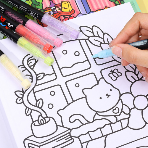 Libro Para Colorear Jardín: Animales Y Flores Botánicos