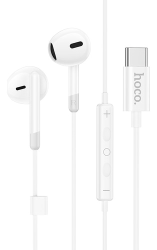 Audifonos Hoco M109 Sunny In Ear Tipo C Blanco