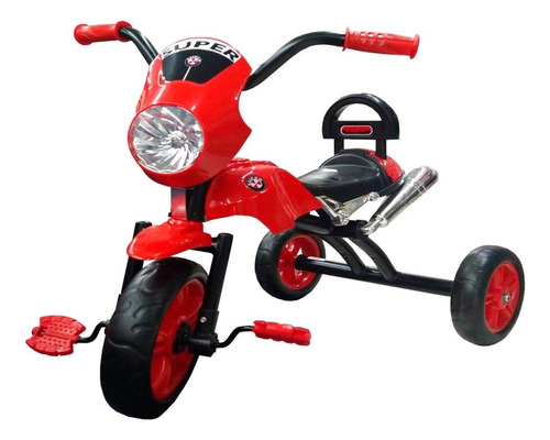 Triciclo Para Niños Motito Macilux 3-3 Color Rojo