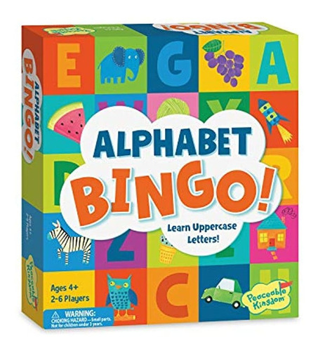 Juego Mesa Bingo Alfabeto Aprendizaje Letras  2-6 Jugad +4añ
