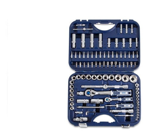 Juego Llave Tubo Bocallaves Bremen 6380 1/2-1/4 Mm 94pzs Kit