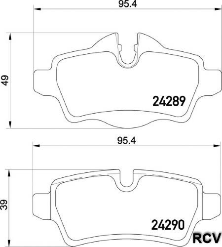 Balatas Disco Trasera Para Mini Cooper Clubman S 2014