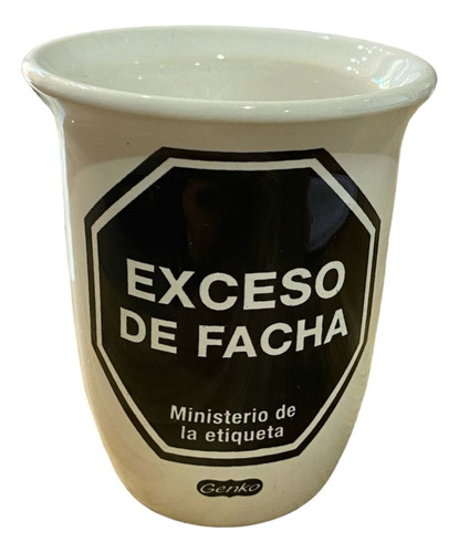 Taza Jarro Conico Deco Regalo Exceso De