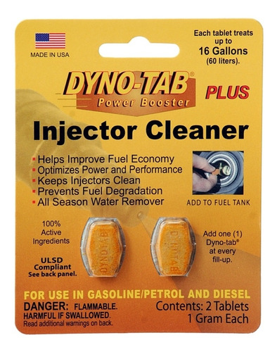 Limpia Inyectores Pastillas Dyno-tab  X 2 Gasolina O Diesel