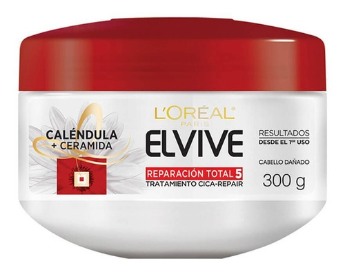 Loreal Elvive Crema Tratamiento Reparación Total 5 / 300g