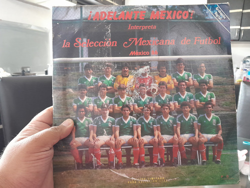 Lp ¡adelante Mexico! Selección Mexicana En Acetato,long Play