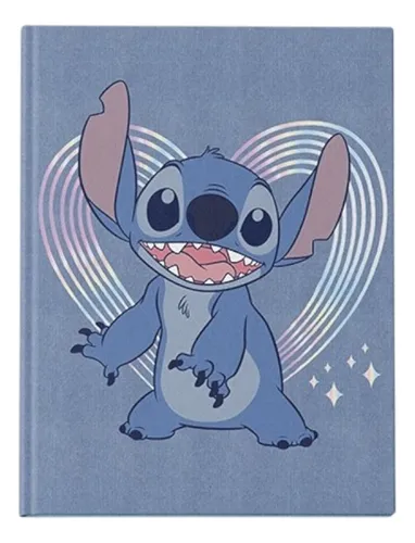 comprar Cuaderno Mooving 16x21 Tapa Dura Cosido 48 Hojas Stitch Color Stitch Corazon