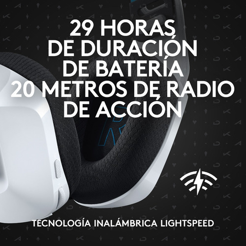 Imagen 5 de 9 de Auriculares gamer inalámbricos Logitech G Series G733 kda con luz rgb LED