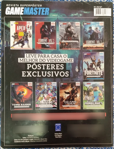 Revista Pôster Gamemaster Resident Evil 2 Detonado (Usado)