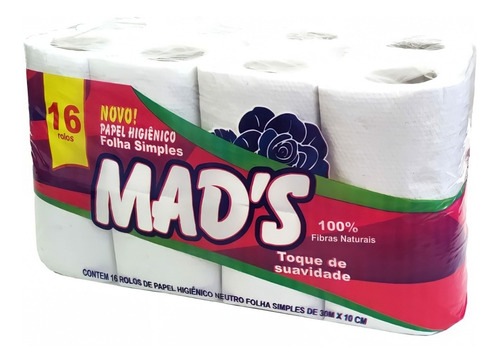 Papel Higiênico Mad's Suave 16 Rolos Atacado Revenda Barato