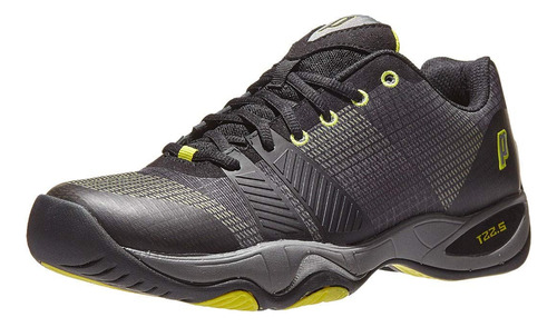 Tenis Prince T22.5 Hombre Negro Amarillo