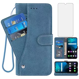 Funda Cartera Para LG Premier Pro Plus 6.1pulgadas/harmony 4