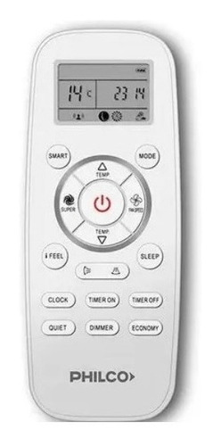 Aire acondicionado Philco split frío/calor 2924 frigorías blanco 220V PHS32HA4CN