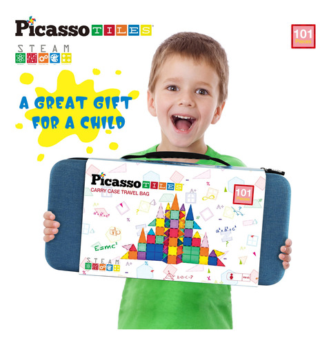 Juego De Bloques Magnéticos Picassotiles 101 Piezas +