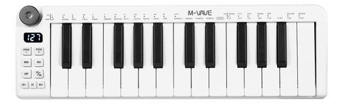 . Teclado Midi Recargable M-vave Smk-25mini De 25 Teclas