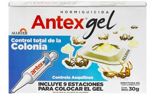 Antex Gel Jeringa Insecticida Hormiguicida 30g Cebo Allister