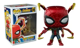 Funko Pop Spiderman Iron Spider War 300 Con Protector