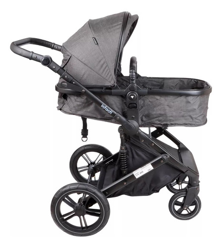 Coche Travel System Epic 6g Heather Grey Infanti Gris Negro