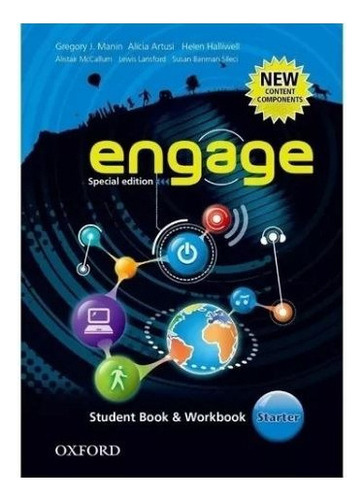 Engage Special Edition - Student Book & Workbook - Starter, De Gregory J. Manin. Editora Oxford, Capa Mole Em Inglês, 2014