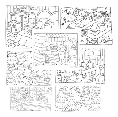 Bobbie Goods 174 Pags A5 Pdf Para Imprimir E Colorir Pintar